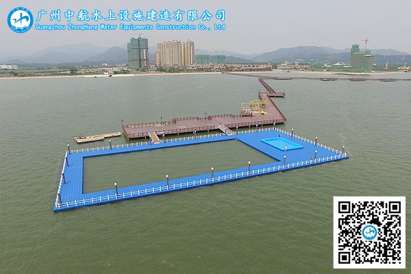 水上游泳池 水上浮橋 景觀平臺(tái) 廣州中航水上設(shè)施建造有限公司